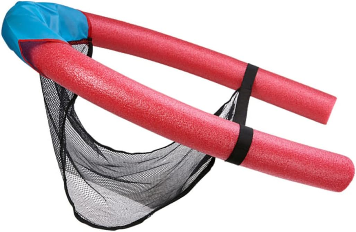 Inflatable Pool Floating Pool Chair Net Pool Noodle Sling Net Floating Noodle Seat Water Floating Chair Kids Seat Bouncy Pool Noodle Chair Child Floating Bed Mesh