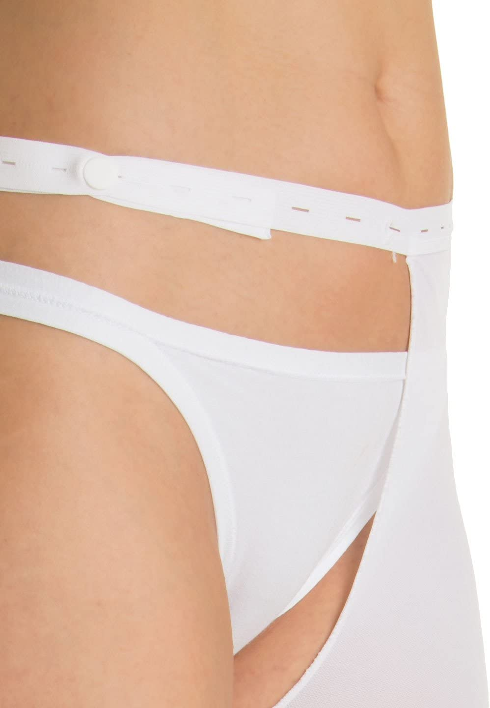 Relaxsan Antiembolism M2380LA Anti-Embolism Thigh High Stocking with Waist Attachment and Inspection Hole - LEFT LEG - K1-18-23 Mmhg image number 2