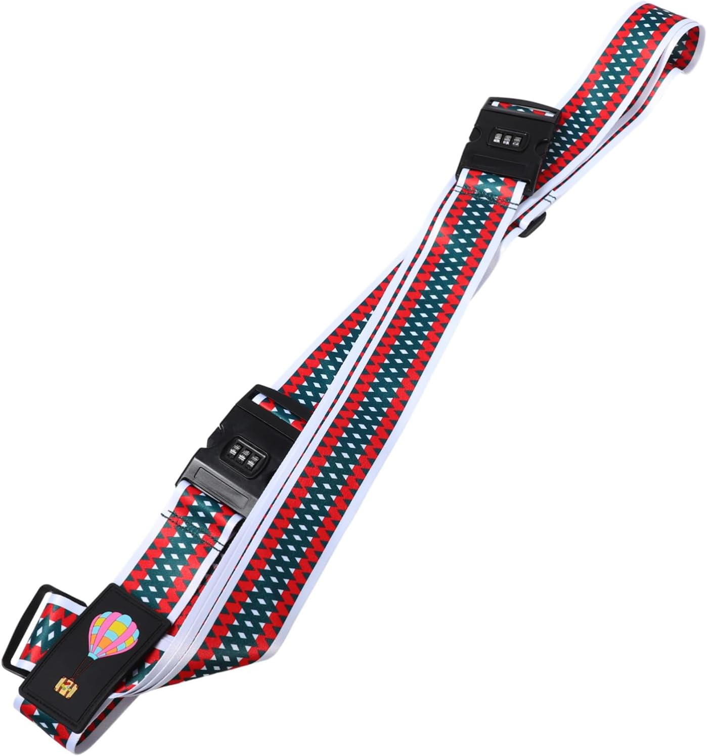 NIYANGLE 4Pcs Travel Luggage Belt Combination Lock Cartoon Print Adjustable Packing Strap for Suitcases Holiday Trips Luggage Straps image number 5