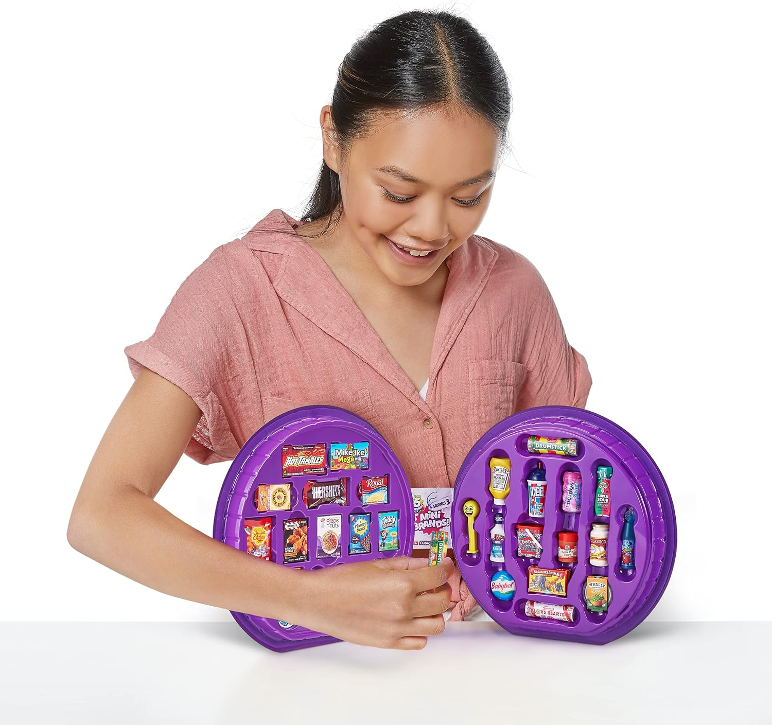 5 Surprise-Mini Brands-Series 3 Collectors Case(4Pcs Mini Product) by ZURU, Multi, 77115-S001 image number 1