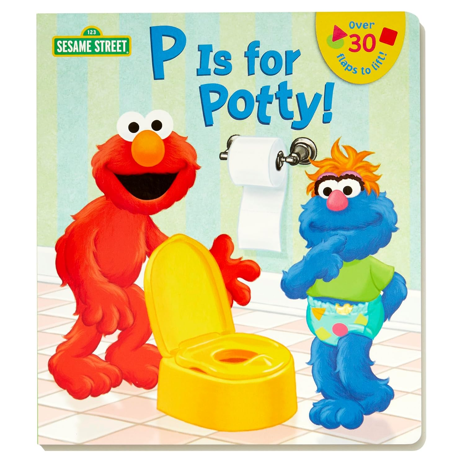 P Is for Potty! (Sesame Street) (Lift-The-Flap) image number 2