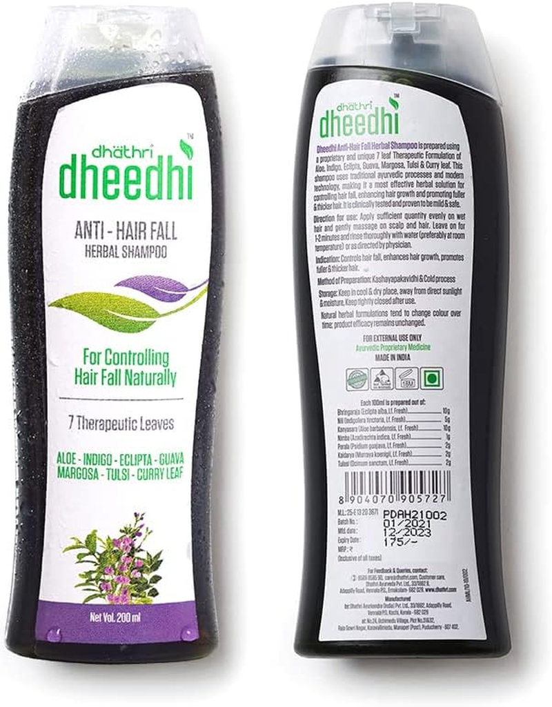 Dhathri Dheedhi Anti-Hairfall Shampoo 200Ml image number 5