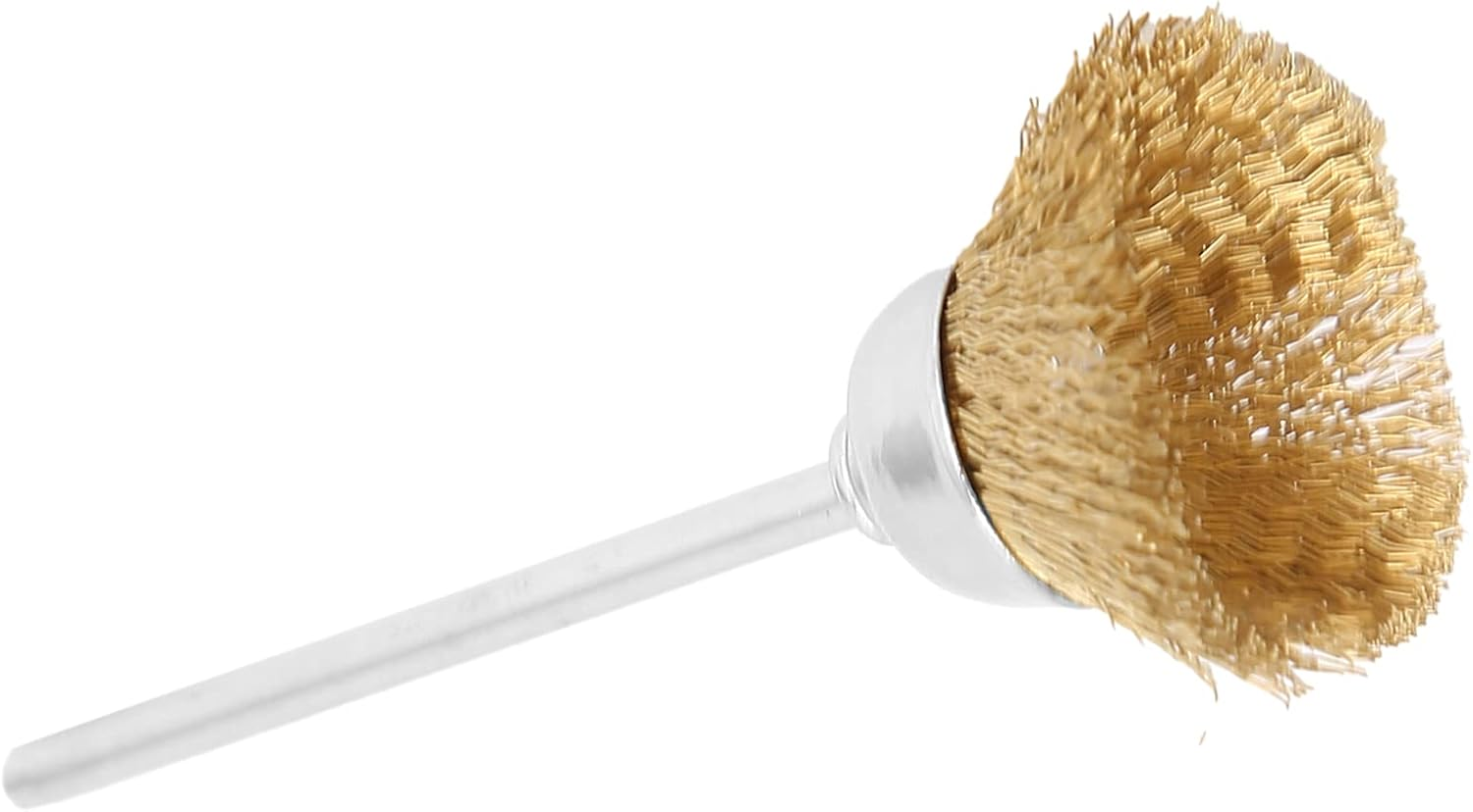 Nail Drill Cleaning Brush, Nail Drill Cleane Portable Manicure Tool Wear-Resistant Durable for Home Use and Nail Salon (Golden Copper Wire Brush) image number 3