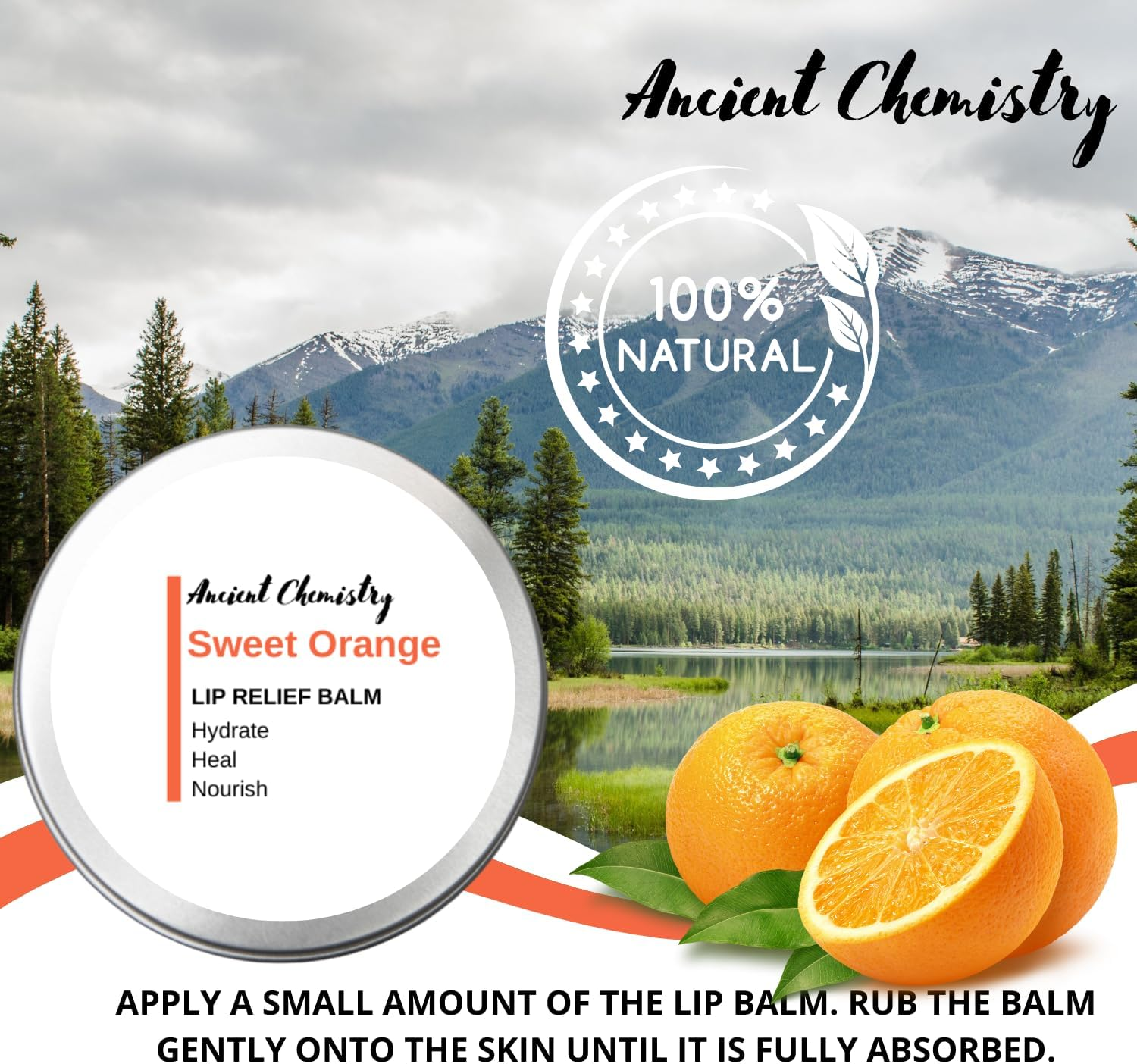 100% Natural Lip Balm 30ML Natural Cold Sore Prevention Treatment Moisturising Lip Balm Natural Ingredients Only - Lip Balm - Lip Repair - Lip Moisturiser Best Lip Balm for Cracked Lips MADE in UK