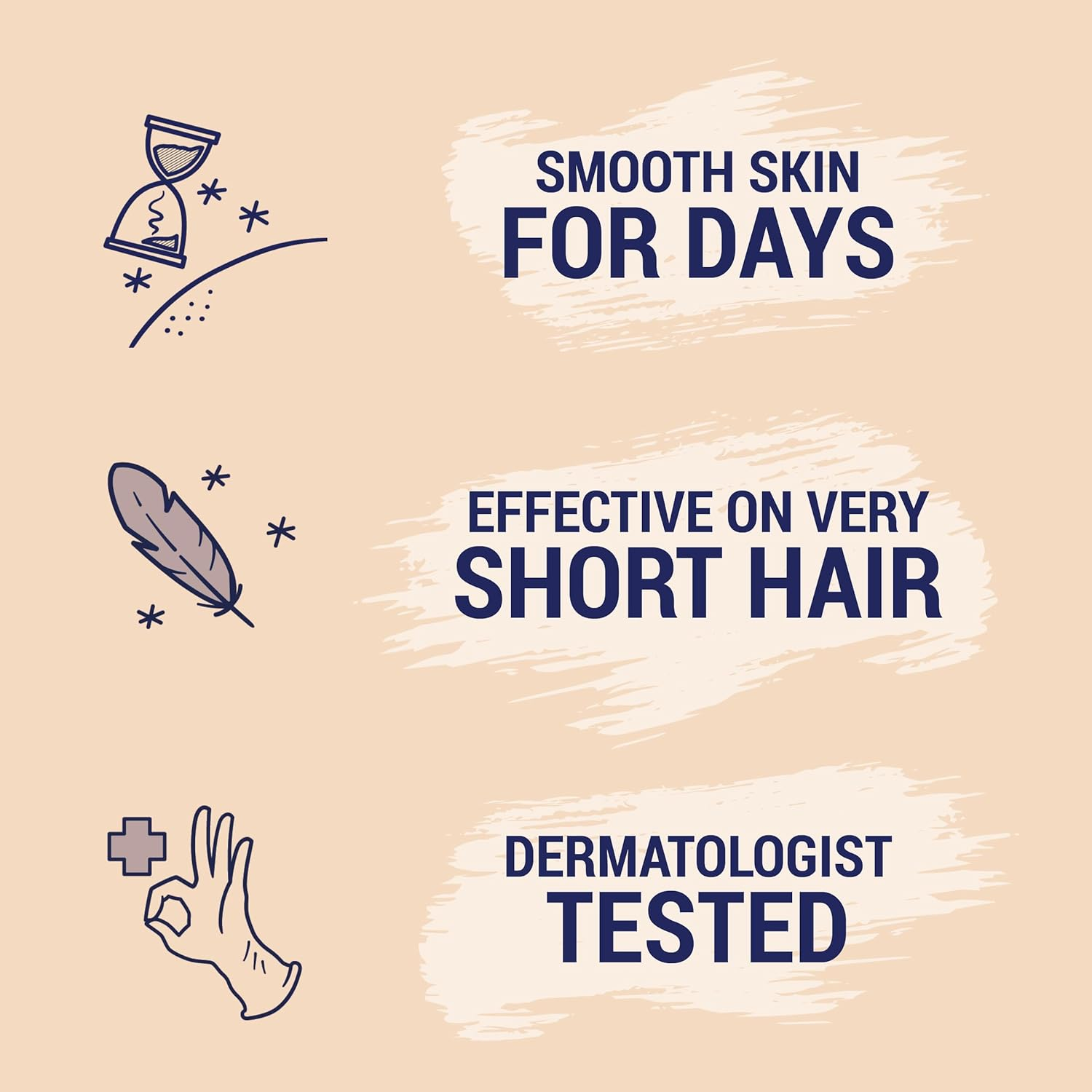 Nair Strip Free Wax for Sensitive Skin - Gentle Hair Removal Waxing Kit for Face & Sensitive Areas - Easy to Use, No Wax Strips Needed - Smooth, Long-Lasting Results - 100G image number 2