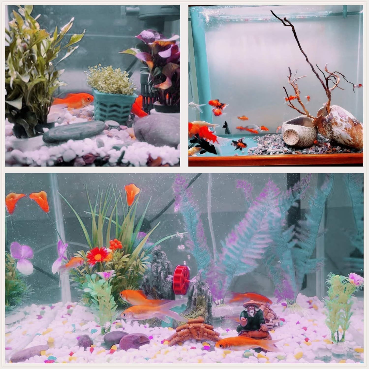 Natural Polished Decorative White Pebbles - Small Stones 3/8" Gravel Size,River Rocks Pebbles for Plants, Home DIY Decor,Aquarium Gravel,Vase Fillers,Fairy Garden,Landscaping Outdoor Stones.