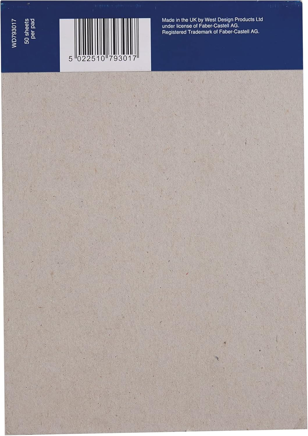 Faber-Castell Creative Studio Sketch Pad, A5, Acid Free Gummed Paper Pad 100 GSM, 50 Sheets for Graphite, Coloured Pencils, Charcoal, Sketching, Arts, Craft, Home and School image number 1