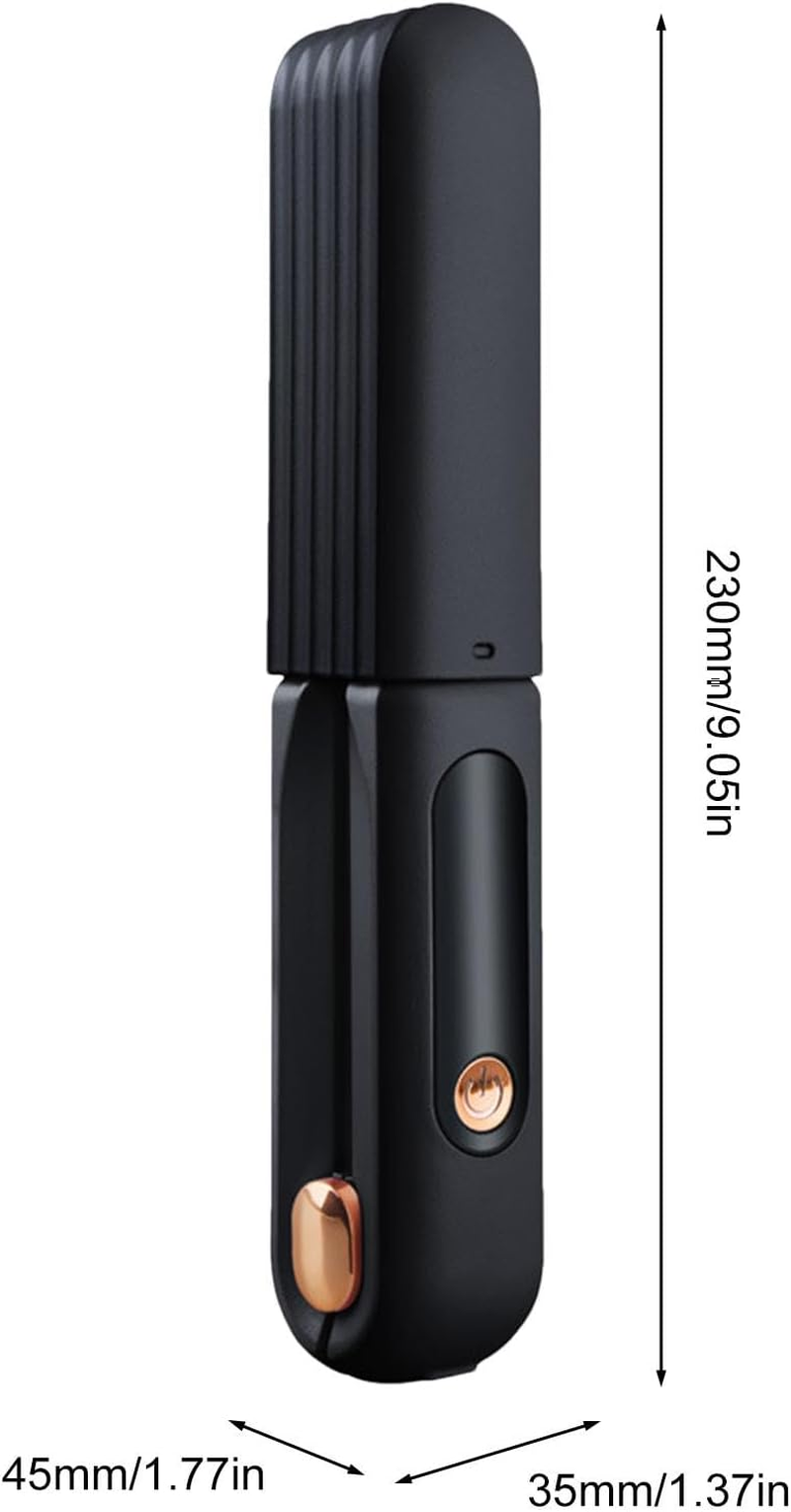 Hair Straightener Brush Cordless | Travel Flat Iron for Hair | Portable Straightening Brush for Women, Negative Ion Straightener Comb, 2-In-1 Curling Iron Brush image number 4