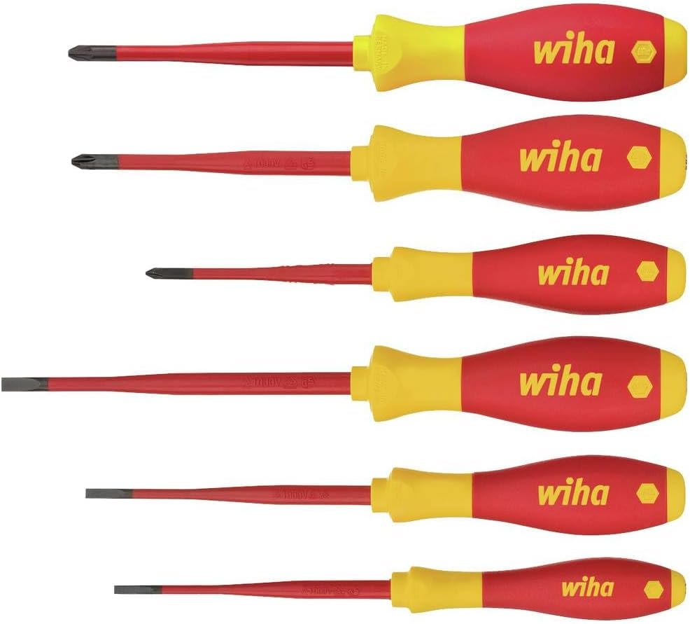 Wiha 38362 Electric Slimfix Softfinish Screwdriver Set (6-Pieces) image number 1