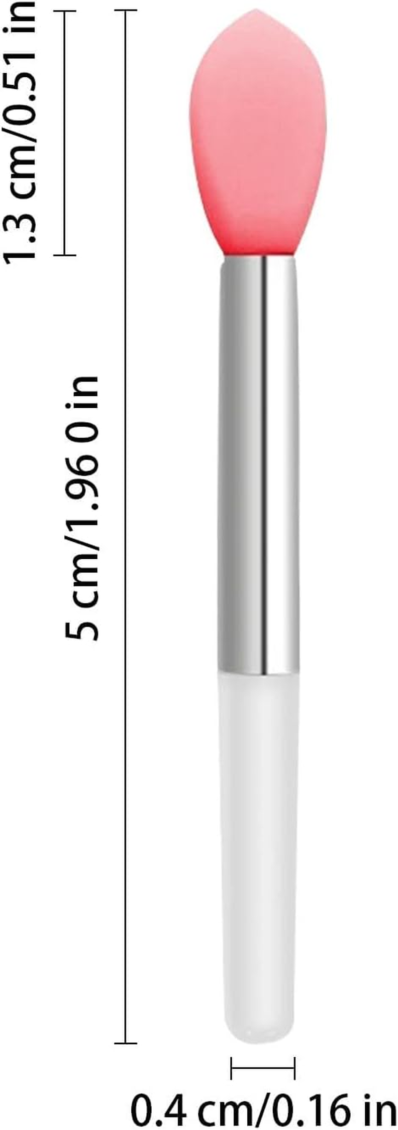 Lipstick Applicator Wand, Lip Brush for Lipstick - Lip Brush Applicator Lip Gloss Drip Applicator - Lip Balm Applicator Lipstick Applicator, Silicone Lip Wand Small Lip Smudge Brush image number 5