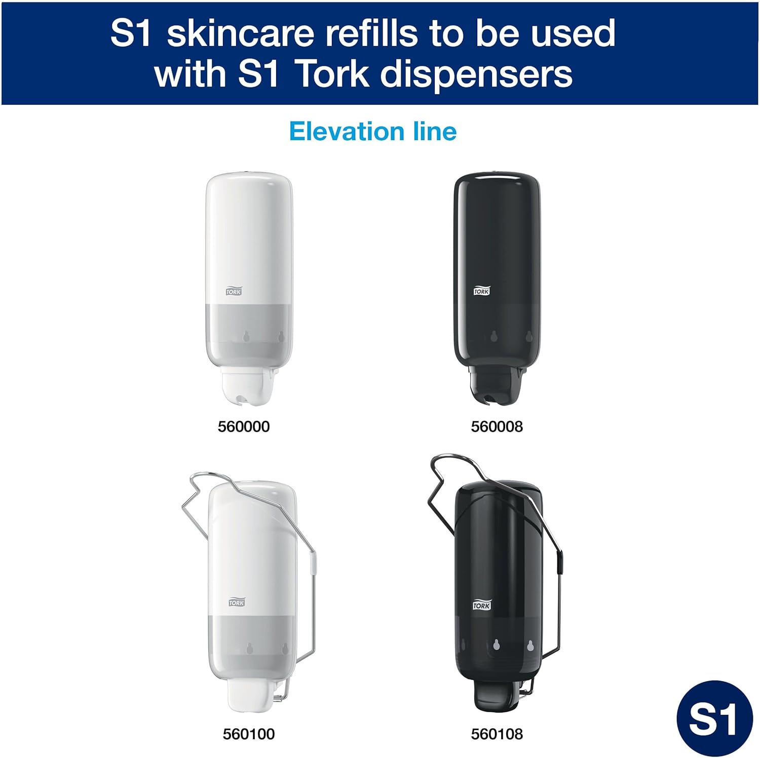 Tork Oil and Grease Liquid Soap S1, Dermatologically Tested, 1 X 1000Ml, 420401 image number 2