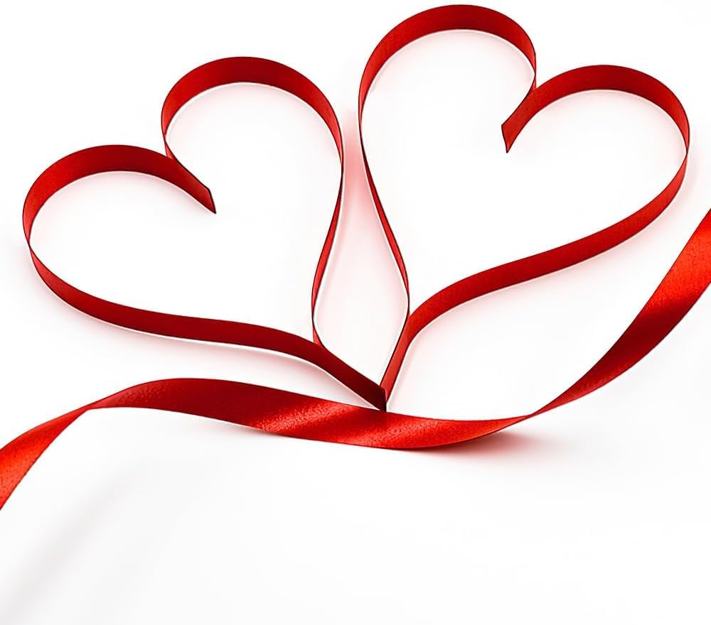 Red Ribbon for Flower Bouquet Red Satin Ribbon for Gift Wrapping 3/8 in 25 Yards Red Hair Ribbons for Women Red Gift Ribbons Red Christmas Ribbon Balloon Ribbon Lei for Invitation Floral - Red image number 4