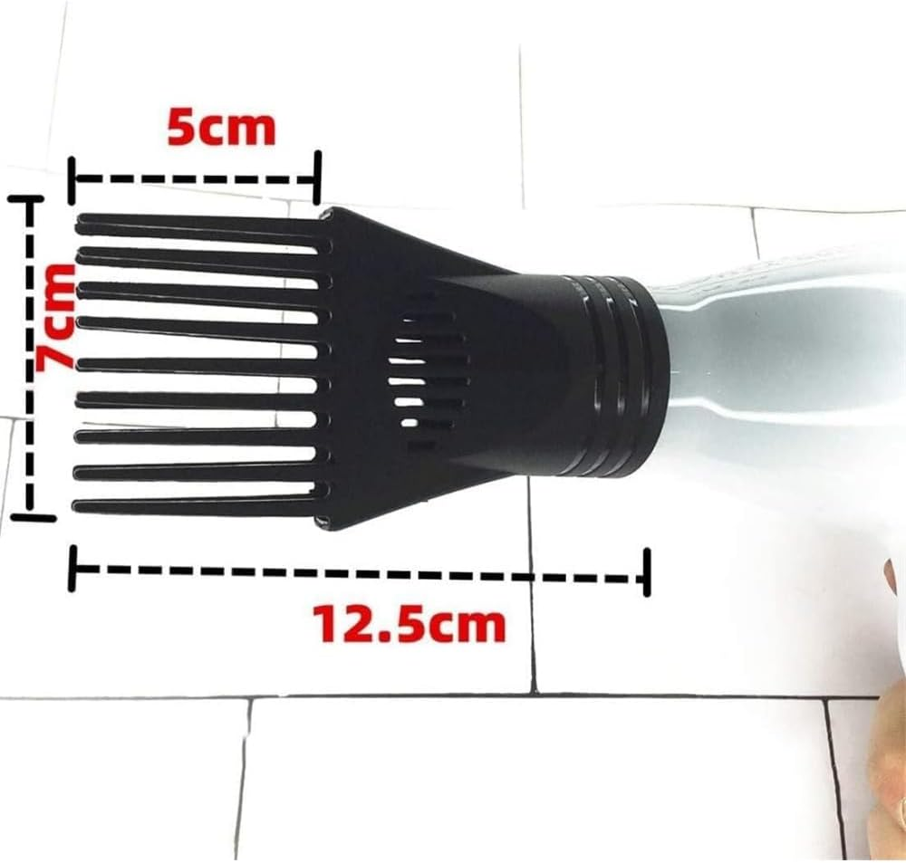 Hair Dryer Diffuser Cover Comb Attachment Nozzle Professional Universal Hairdresser Smoothing Detangling Fine Wind Blow Curly Hair Blow Dryer Comb Attachment Mute Tools image number 4