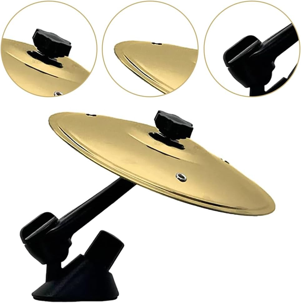 MOTRAIN 2 Pcs Car Crash Cymbal/Mini Cymbal Drum Decoration,Drum Cymbal Air Vent & Mini Crash Cym for Car Ventilation,Easy Installation image number 3