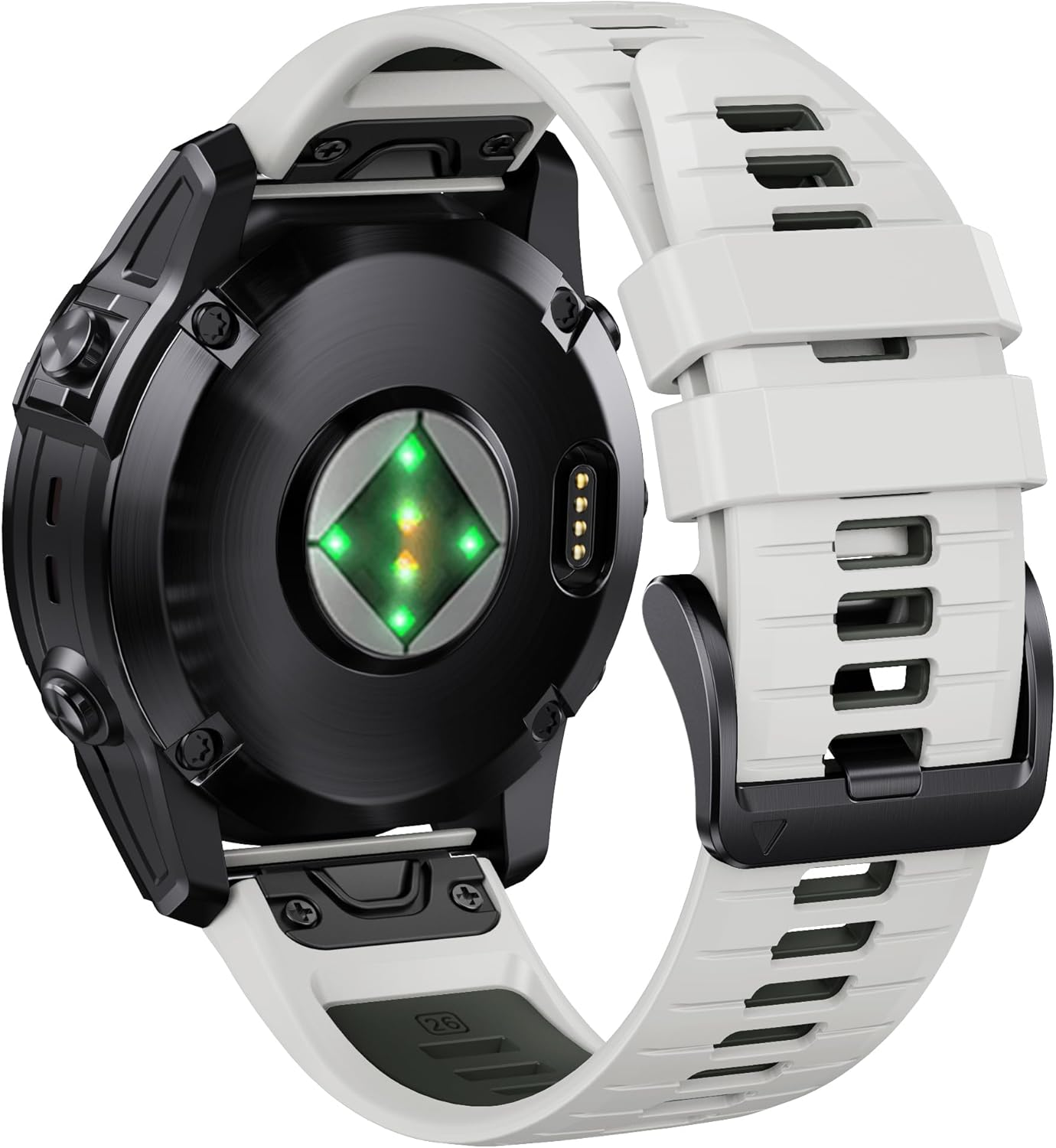 ANBEST Bracelet for Garmin Fenix 6 Pro/Fenix 7 Pro/Fenix 5/Fenix 6/7 Bracelet, 22 Mm Quick Fit Replacement Strap for Forerunner 945/965/955/EPIX 2/Instinct 2/Approach S62/S60 Silicone Wristbands