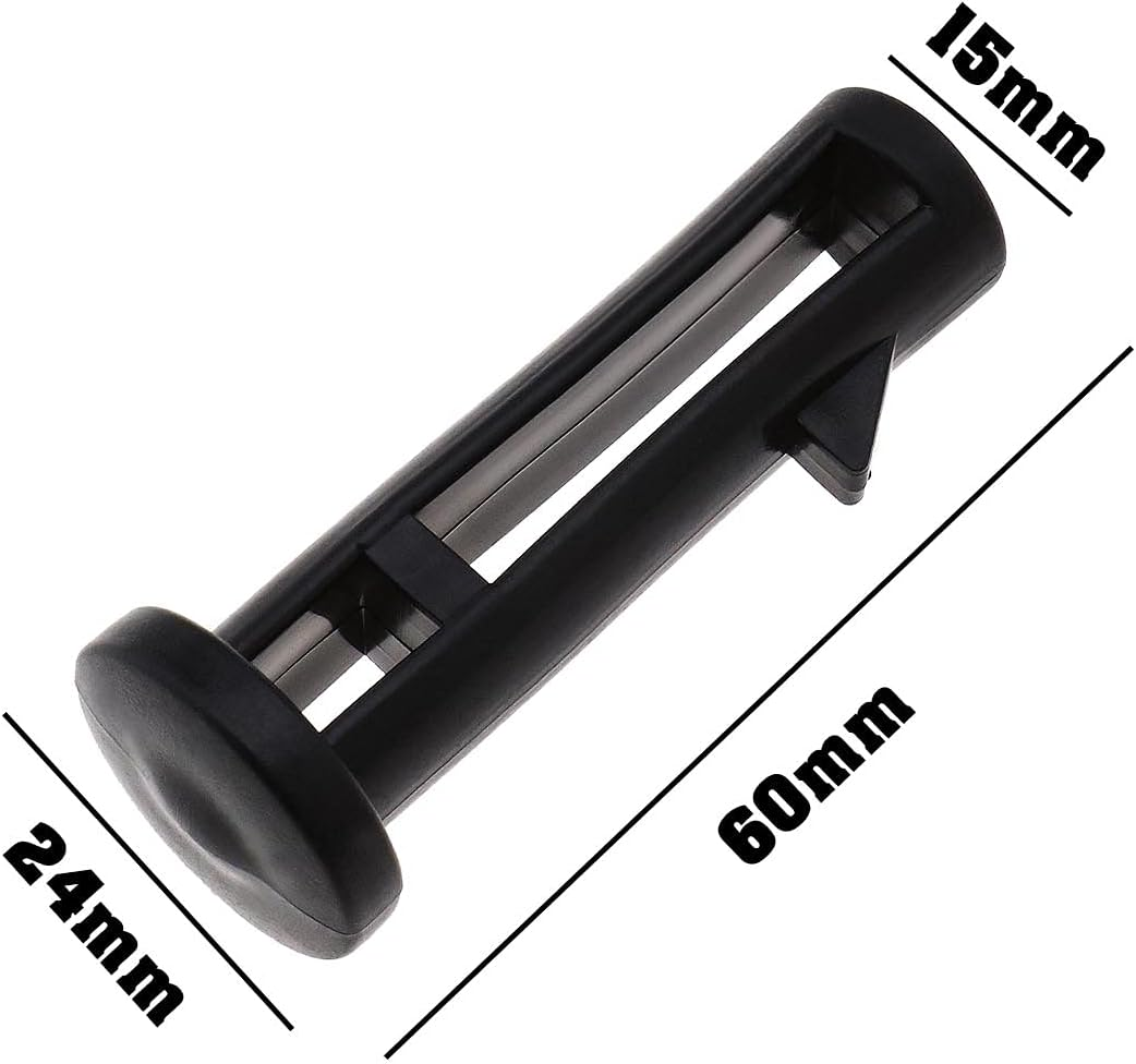 4X Wheelie Bin Lid Hinge Pins 60Mmx15Mm Black Plastic Fit for 120/240 Liter Outdoor Trash Pin Wheelie Trash Bins image number 5