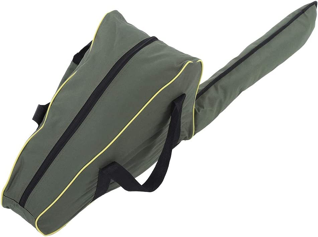 Chainsaw Carrying Bag, Long Zipper Design Chainsaw Case Bag 36.22 X 11.42 X 8.66Inch Chainsaw Protective Box for Outdoor for Lawn(Green) image number 5