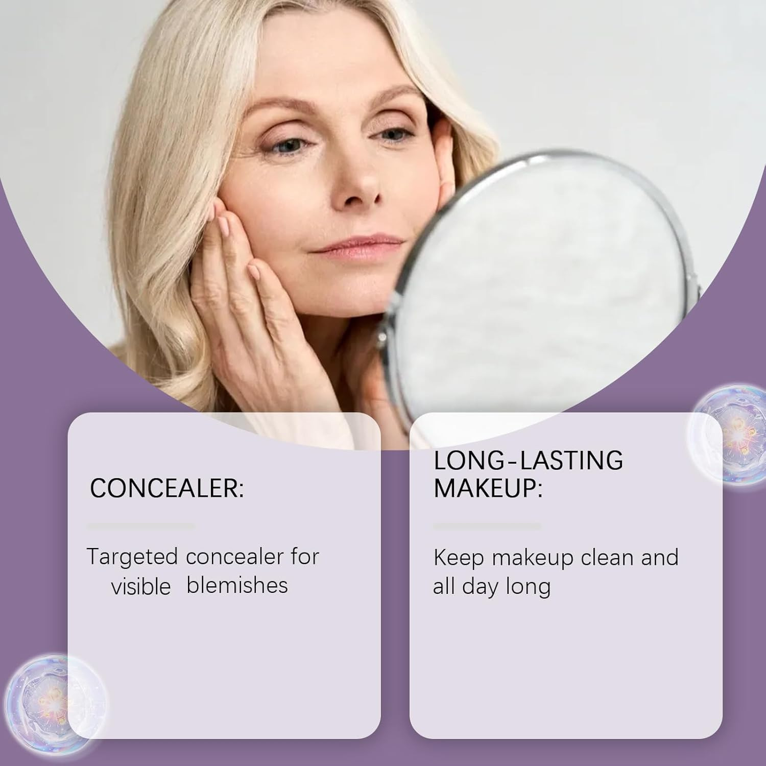 Body Coverage Perfector, All over Complexion Perfector, Tattoo Cover up Cream, Long-Lasting Lightweight Body Foundation, Waterproof Sweatproof Face Concealer, Even Skin Tone (2Pcs Natural) image number 3