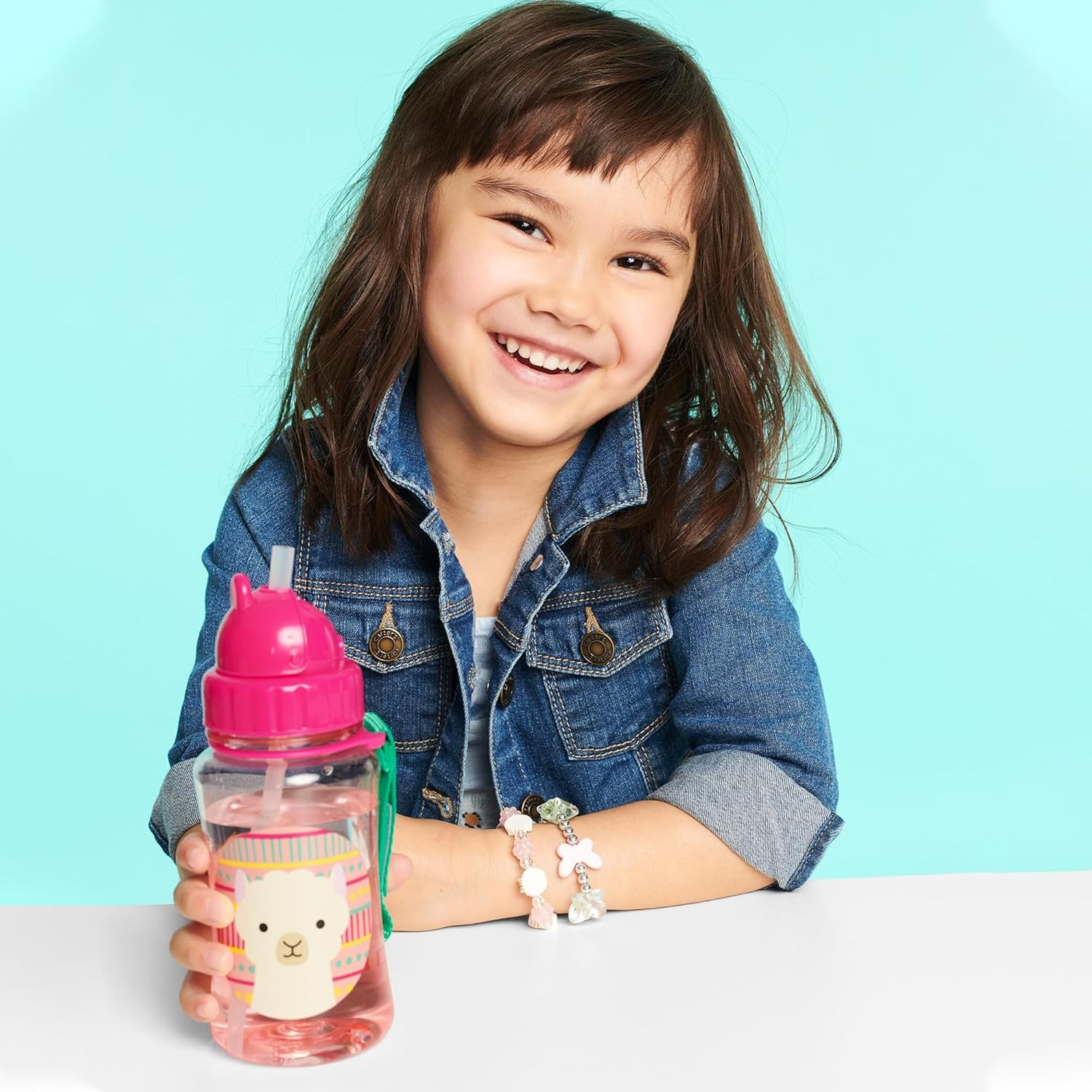 Skip Hop Zoo Tritan Renew Straw Bottle, Octopus image number 2