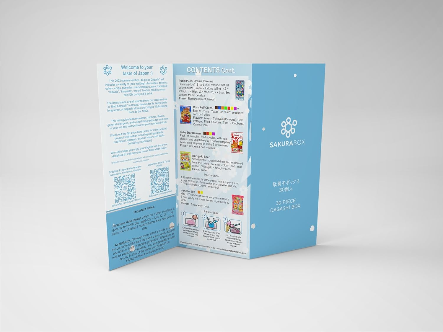 Sakura Box Japanese Vegetarian Snacks & Candy 30 Piece Dagashi Set Halal Friendly Food image number 4