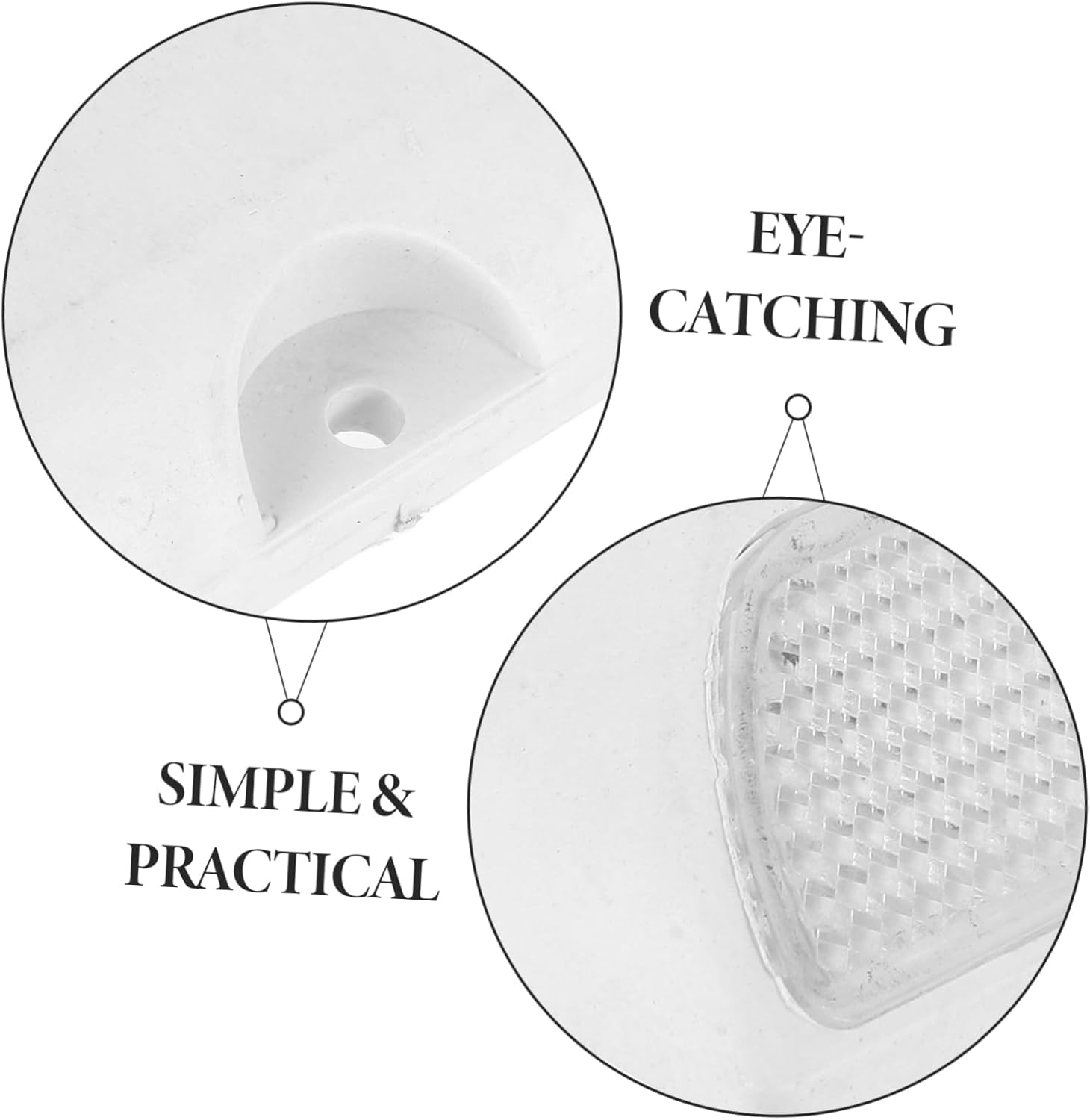 YARNOW Reflective Road Pavement Marker Roadside Reflectors for Driveway Safety Dual Sided Design for Enhanced Visibility for and Parking Lots image number 4