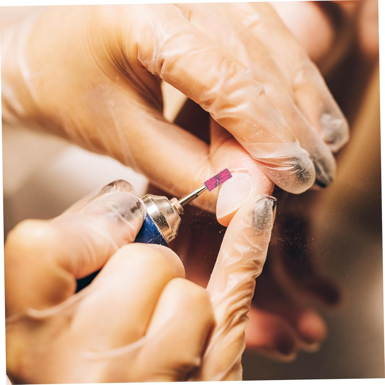 MUSISALY 50Pcs Mini Nail Sanding Bands for Nail Drill Compact Material for Manicure image number 1