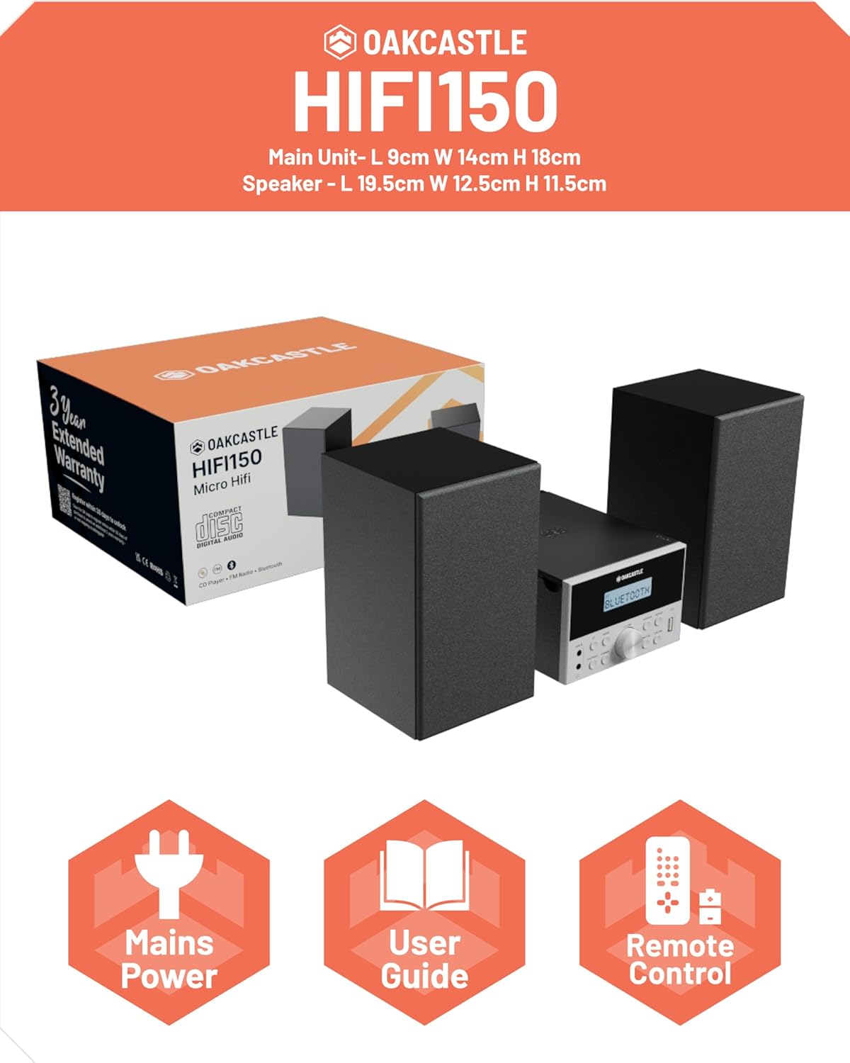 Majority Oakcastle Hifi150 image number 3