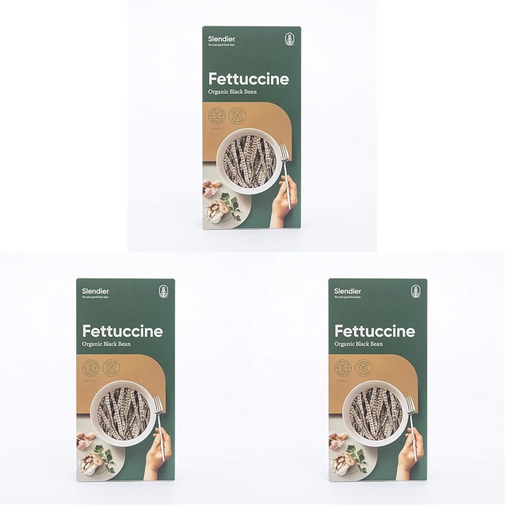 Slendier Organic Black Bean Fettuccine 200G