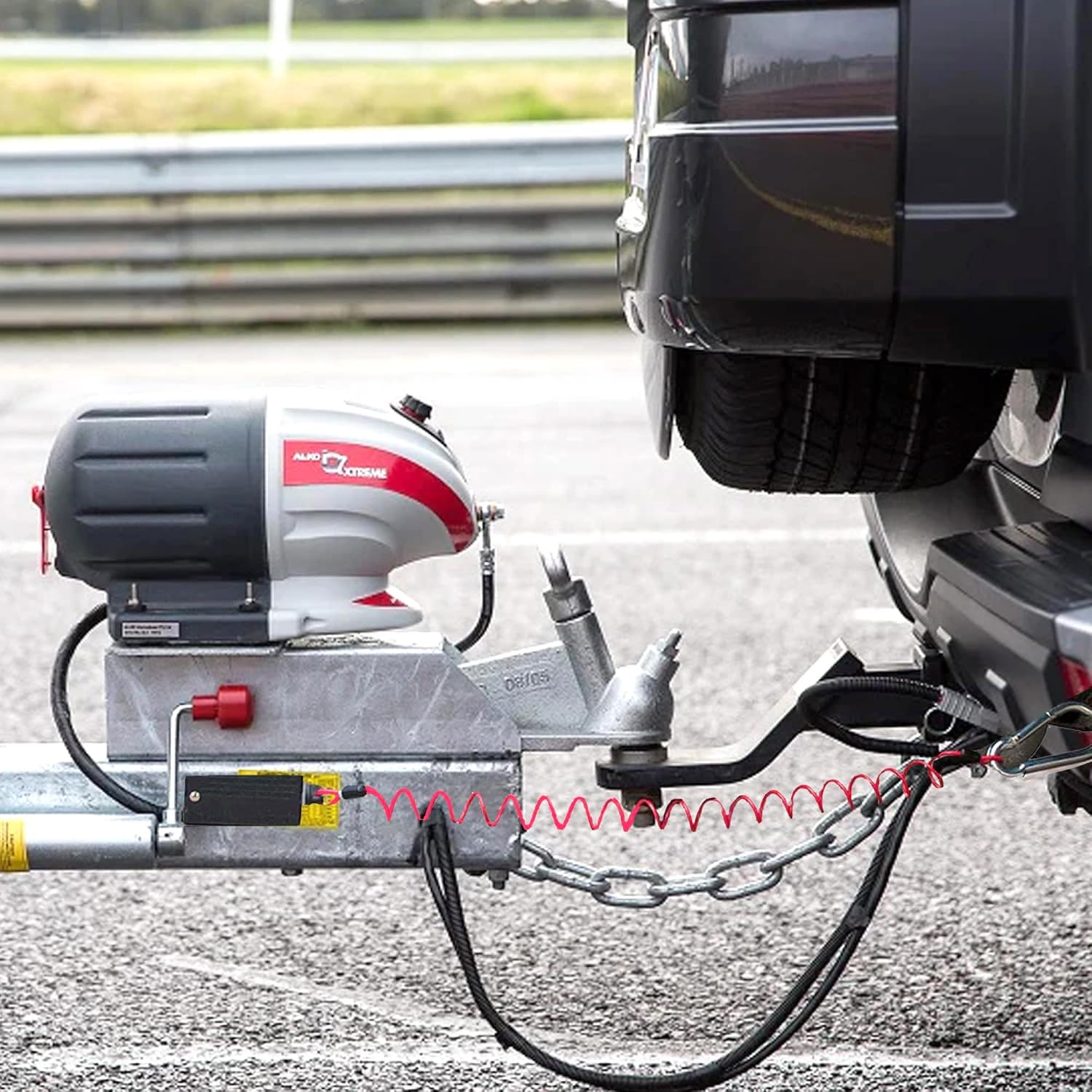 Xinghonyac Trailer Breakaway Cable, Trailer Brake Cable, RV Stainless Steel Spring Towing Coiled Wire, Coiled Brake Away Cable with Stainless Steel Carabiner for Breakaway Switch (4 Ft) image number 4