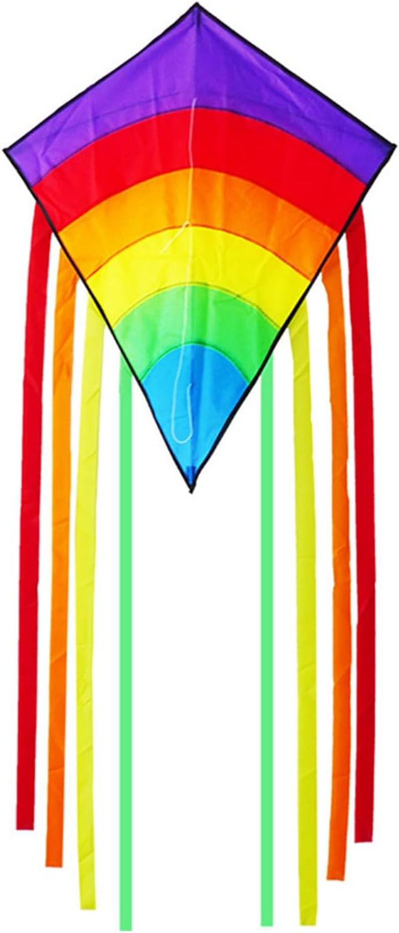 Voarge Dragon Adult Rainbow Eddy Diamond Dragon Flight Kite Outdoor Toy with 80 M Kite String for Games and Outdoor Activities image number 1