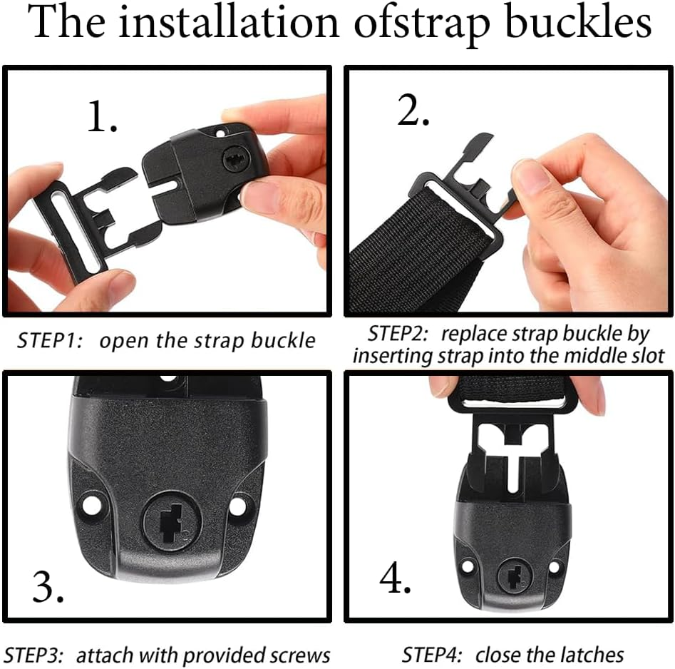 Spa Hot Tub Cover Clips Latch Replacement Kit,Hot Tub Cover Broken Latch Repair Kit, Replacement Hot Tub Cover Latch Repair Kit with Key and Screws Accessories,For Hot Tubes and Others image number 3