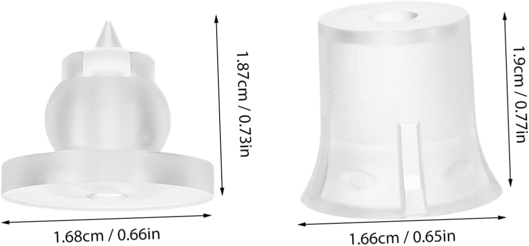 Gadpiparty 10Set Advertising Nails Acrylic Invisible Mounting Hardware for Glass Mirrors Decorative Sofa Wall Decoration Furniture Accessory image number 1