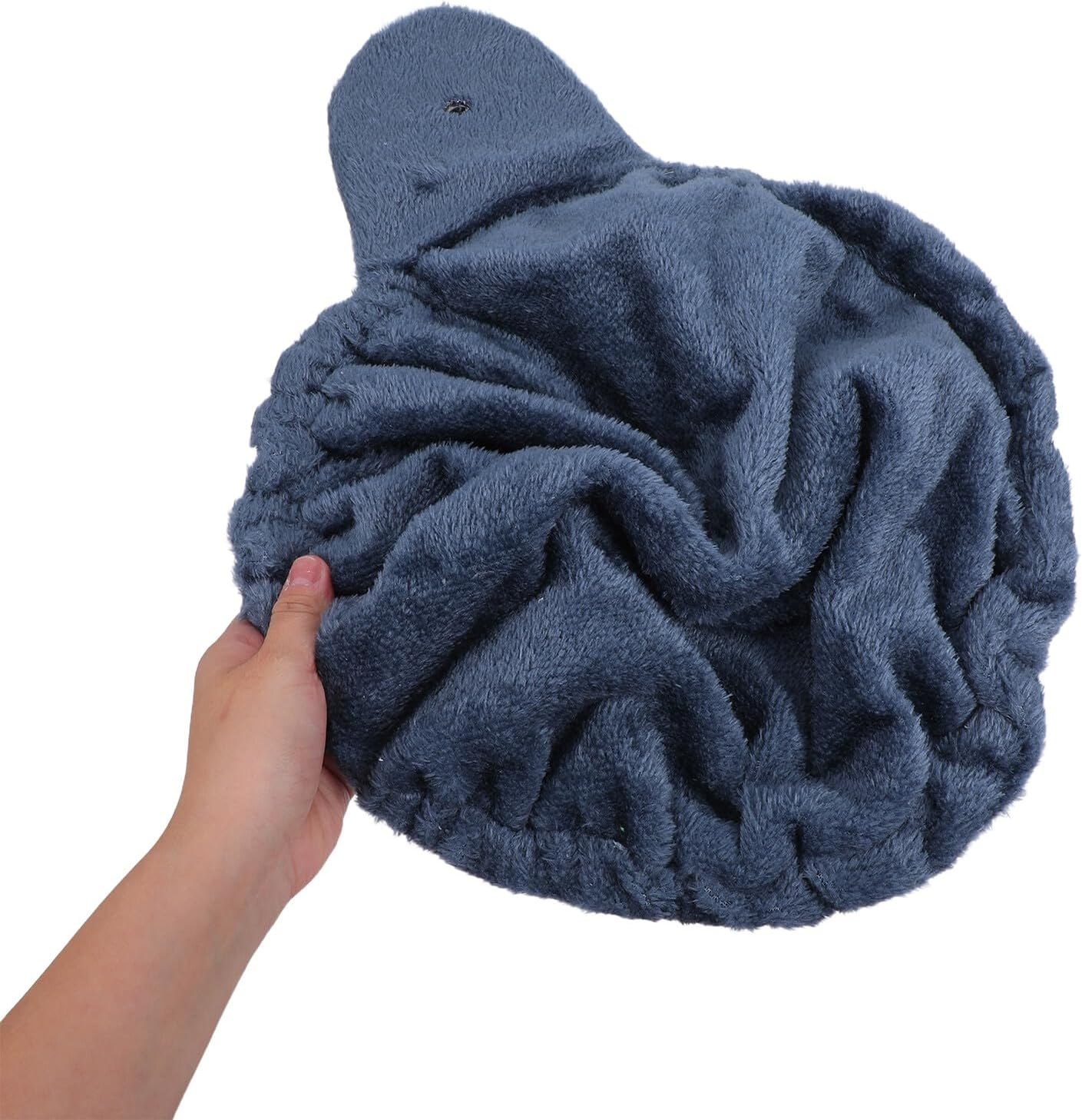 BUGUUYO Ergonomic Cat Hammock Bed Attachment for Indoor Pets Soft Flannel Lounger Sturdy Steel Frame Easy to Clean Replacement Hanging Cat Tree Bed Comfortable Climbing Resting Spot - Blue image number 2