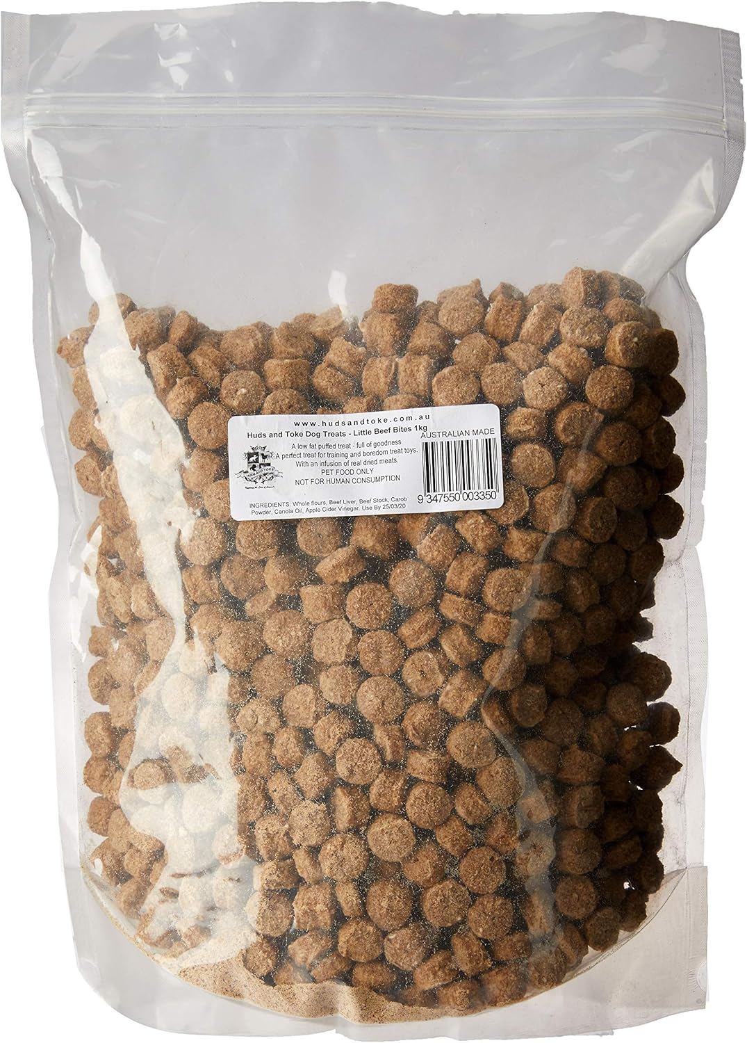 Huds and Toke Little Beef Bites Dog Treats 1 Kg