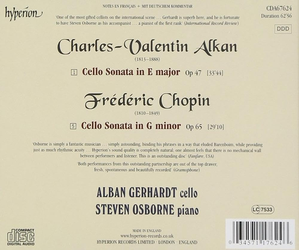 Alkan Cello Sonata Chopin Cello Sonata image number 3