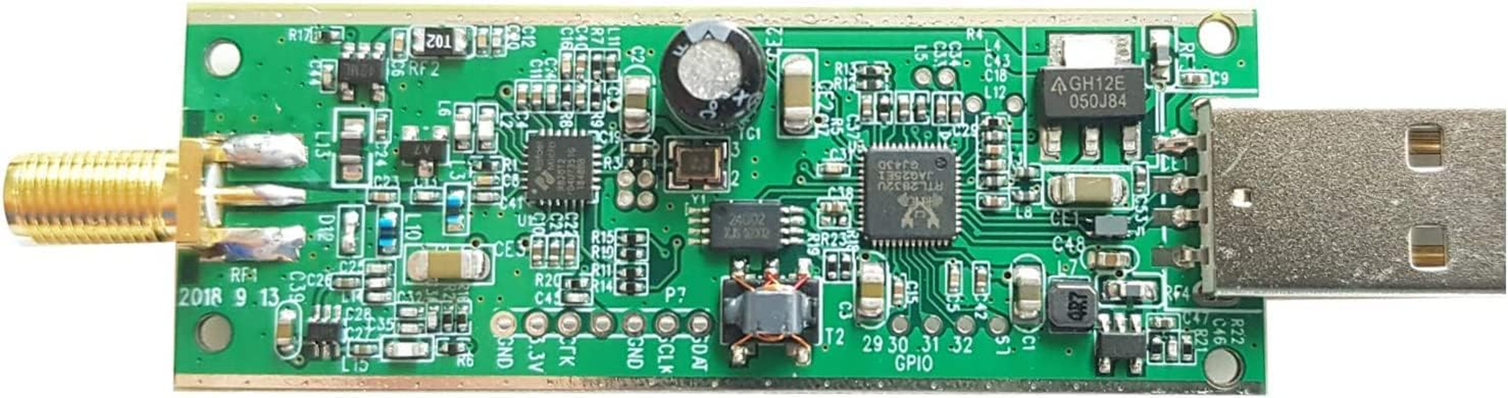 RTL-SDR Blog V3 R860 RTL2832U 1PPM TCXO SMA Software Defined Radio (Dongle Only) (Black) image number 5