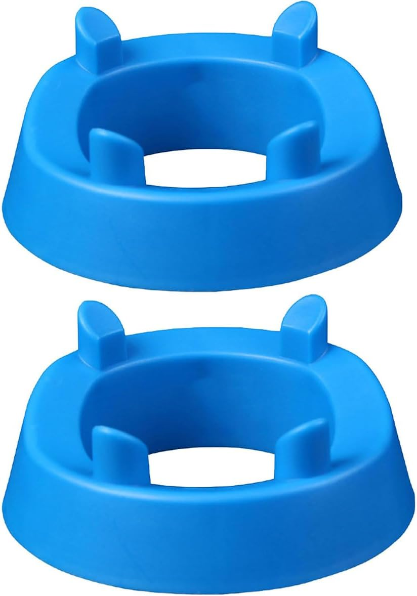AIMALL 2PCS Multi-Functional Ball Holder, Sturdy Four-Corner Base for Footballs, Basketballs, Volleyballs, 4.92 Inches Wide, Available in Six Colors