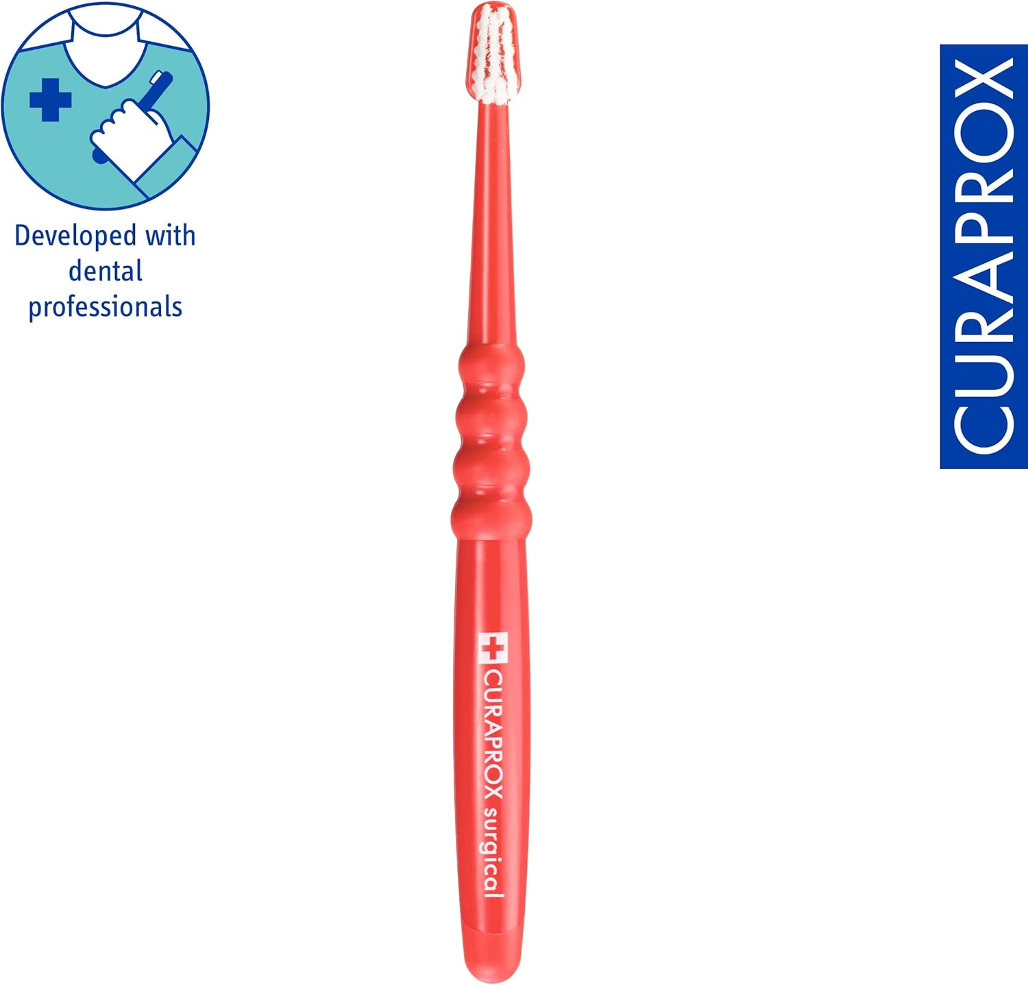 Curaprox CS Surgical Mega-Soft Toothbrush, Red image number 1