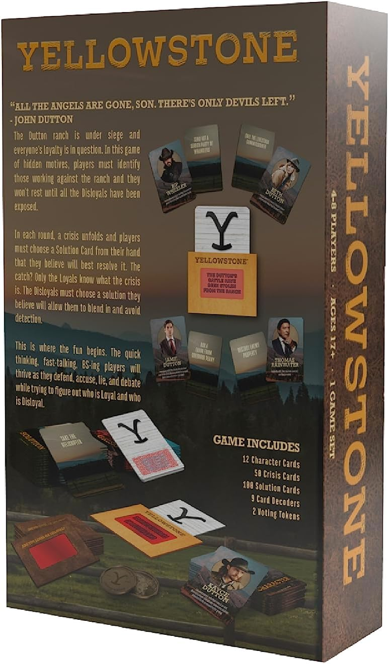 Yellowstone Party Game &ndash; Social Game of Accusations, Betrayal and Fun - Defend the Dutton and Prove Your Loyalty (17+) image number 3