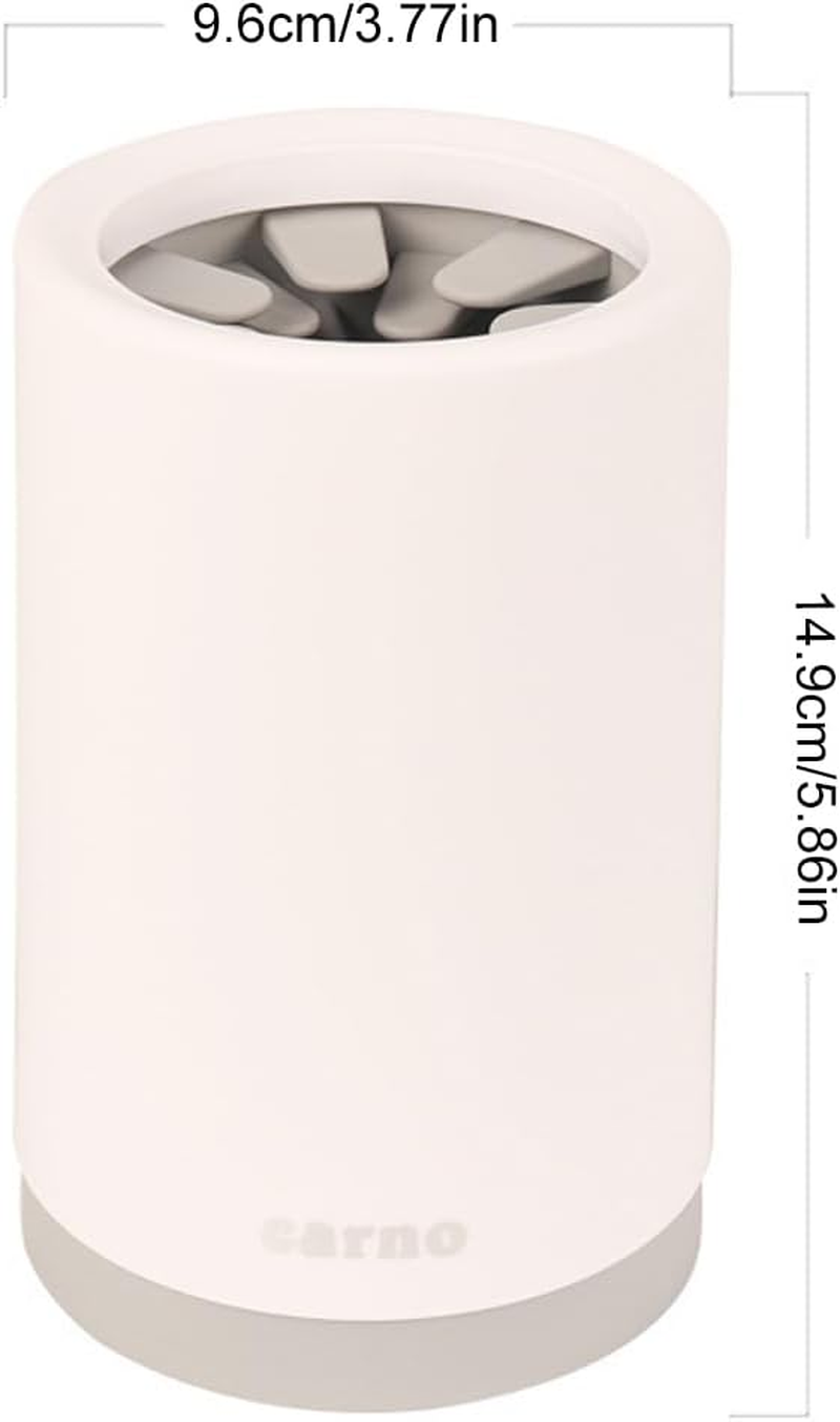 AIMALL Pet Foot Washing Cup - Automatic 360-Degree Cleaning for Koji, Golden Hair, Teddy Cats - Portable Pet Paw Cleaning Cup with Soft Silicone Brush, 5.86X3.77 Inches