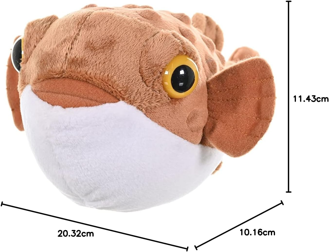 Wild Republic Cuddlekins Mini Pufferfish Plush Toy, 8 Inch image number 6