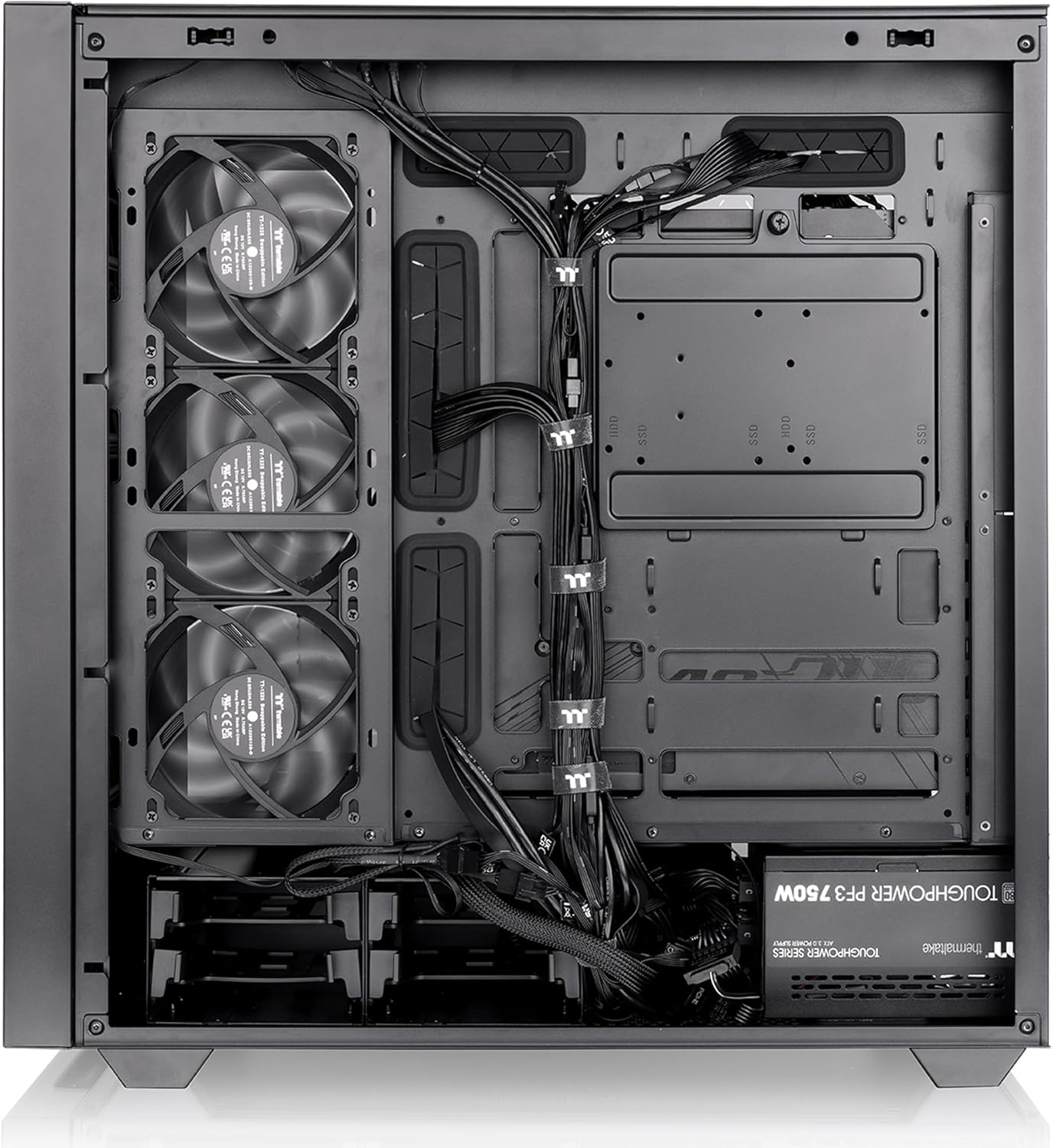 Thermaltake AX500 Tempered Glass Full Tower Case Black Edition, CA-11D-00F1WN-00 image number 4