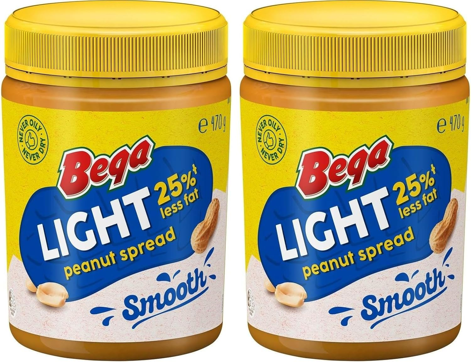 Bega Core Light Smooth Peanut Butter 470 G image number 4