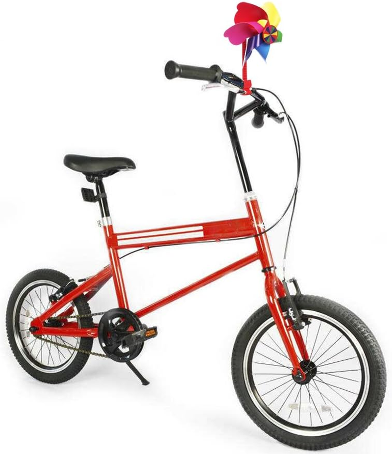 Bike Handlebar Pinwheel for Kids, Mini-Factory Bike Accessory Decoration Wind Spinner for Kid'S Bicycle (Rainbow Stripes)