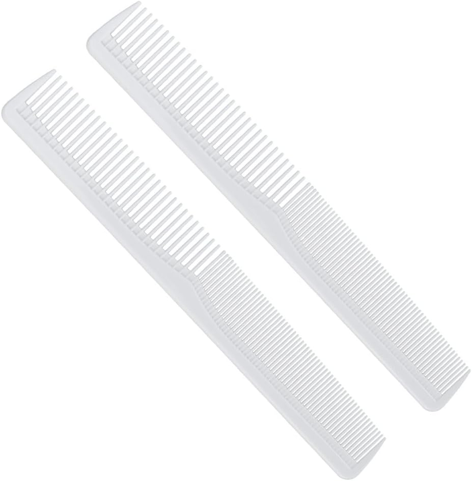 Housoutil 5 Pieces Fine Teeth + Static Double Sided Plastic Hair Comb for Thick Curls or Straight image number 1