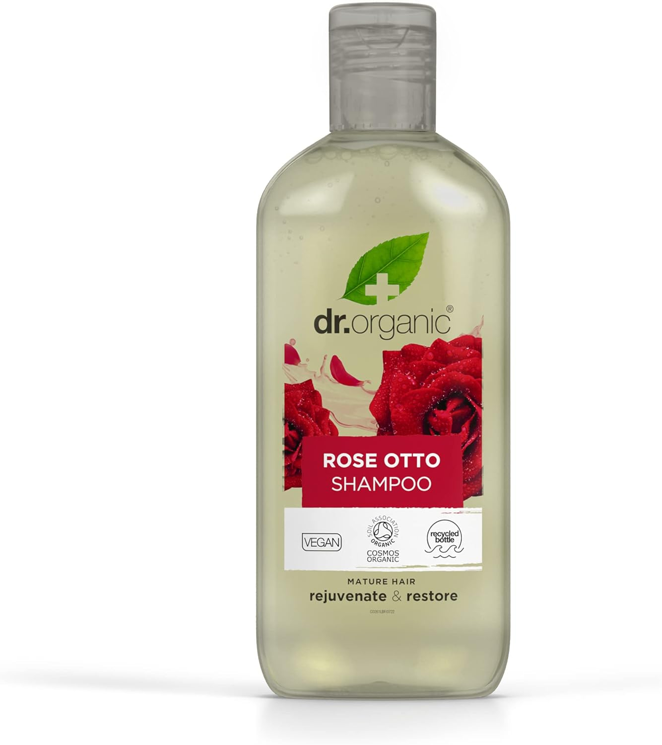 Dr Organic Rose Otto Shampoo, Restoring, Mens, Womens, Natural, Vegan, Cruelty-Free, Paraben & Sls-Free, Organic, 265Ml, Packaging May Vary image number 3