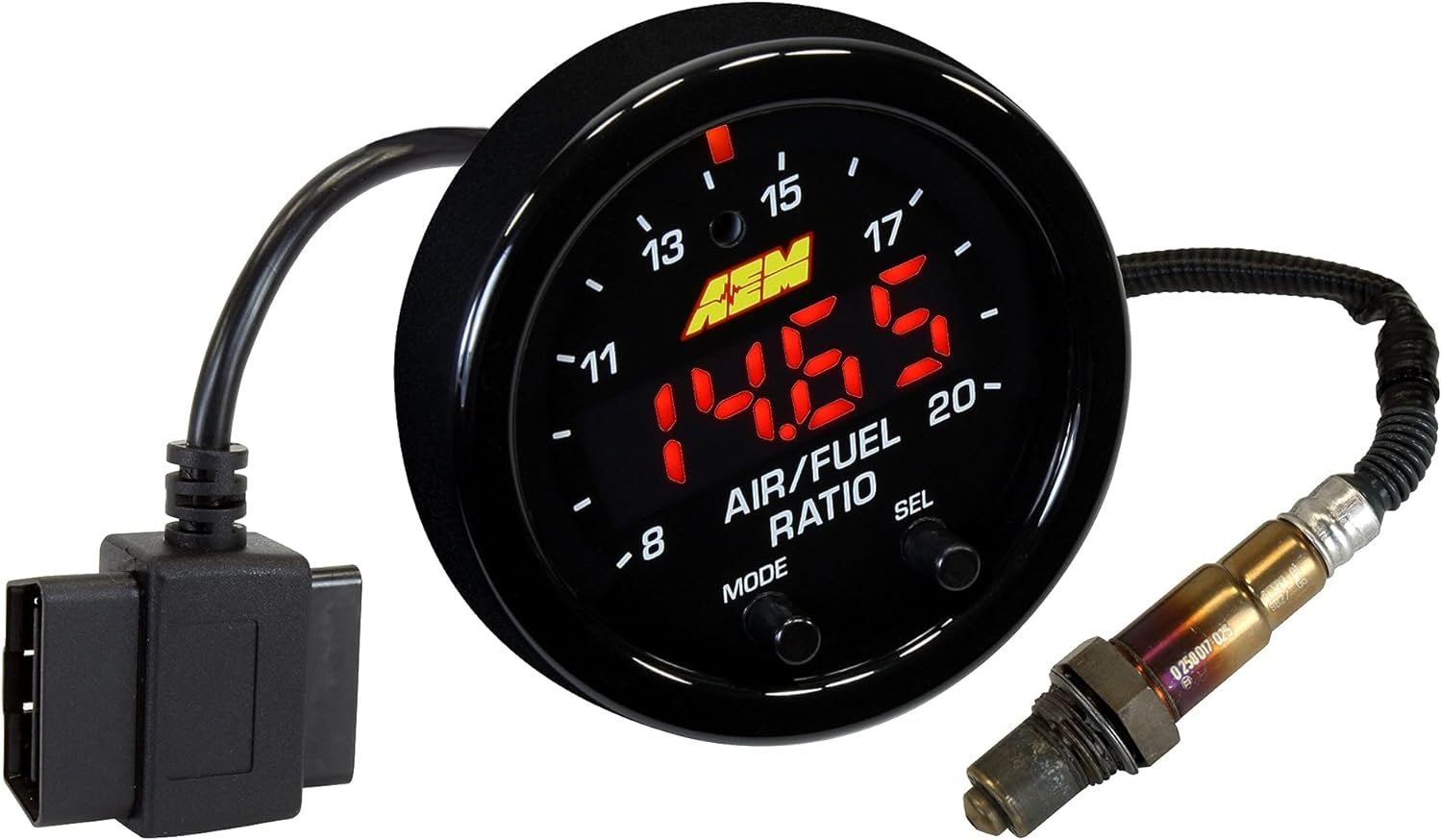 AEM X-Series OBDII Wideband AFR Controller Gauge image number 3