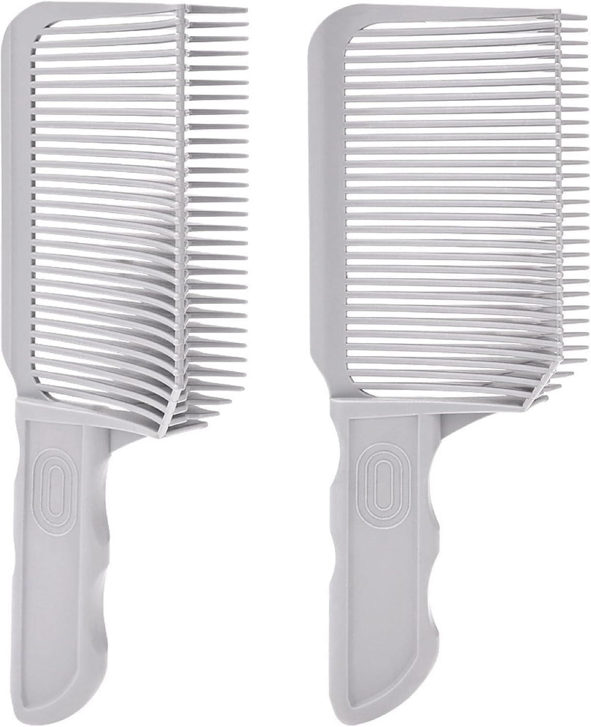 Barber Fade Combs Flat Top Combs, 2Pcs Barber Fade Comb Fading Comb Barber Hair Cutting Comb Barber Fade Comb Curved Triangular Tooth Comb Blending Flat Top Comb,Anti-Static Barber Fade Comb for Men image number 2