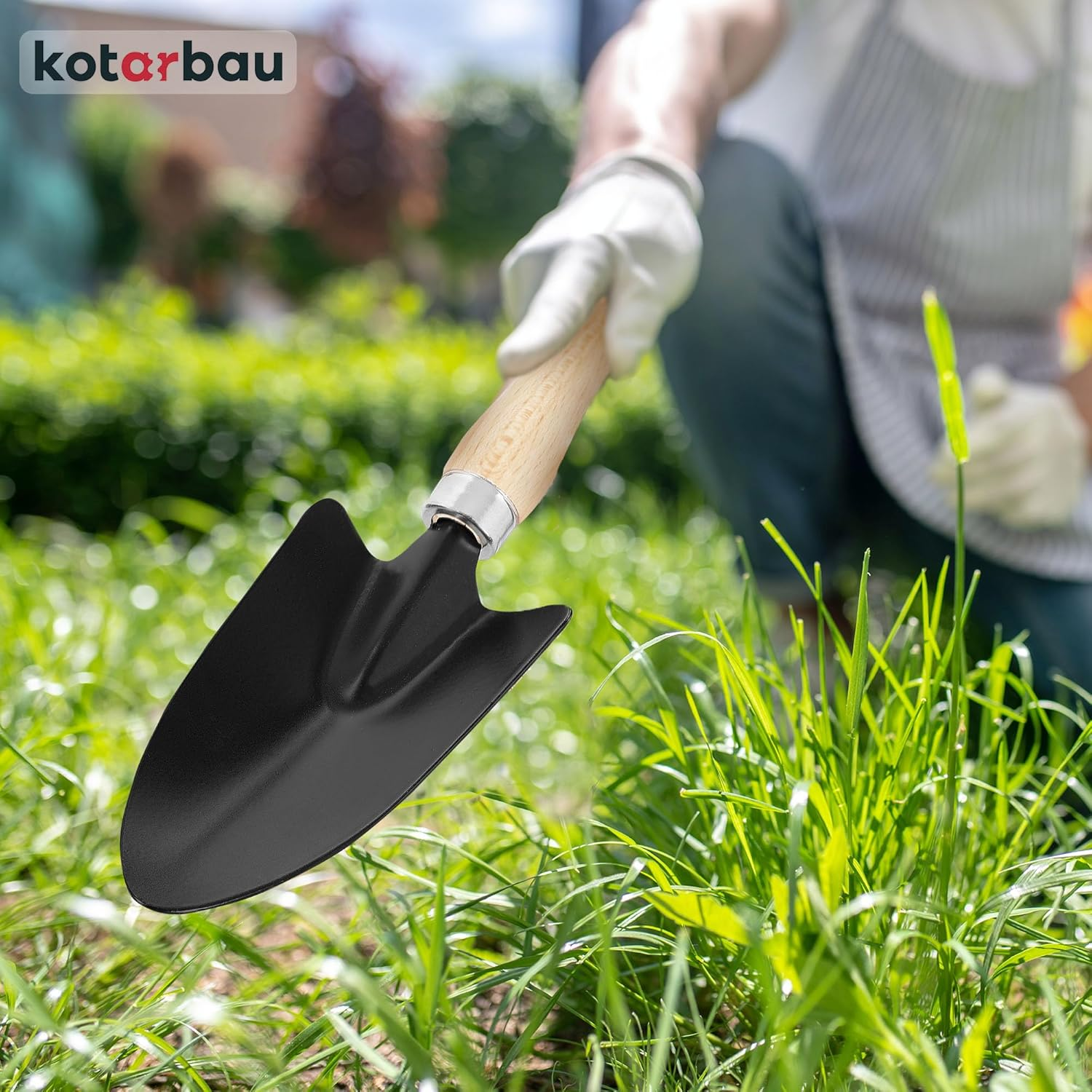 KOTARBAU&reg; Trowel for Planting and Transplanting Flowers, Gardening Supplies, Garden Tools, Made of Steel. Robust image number 2