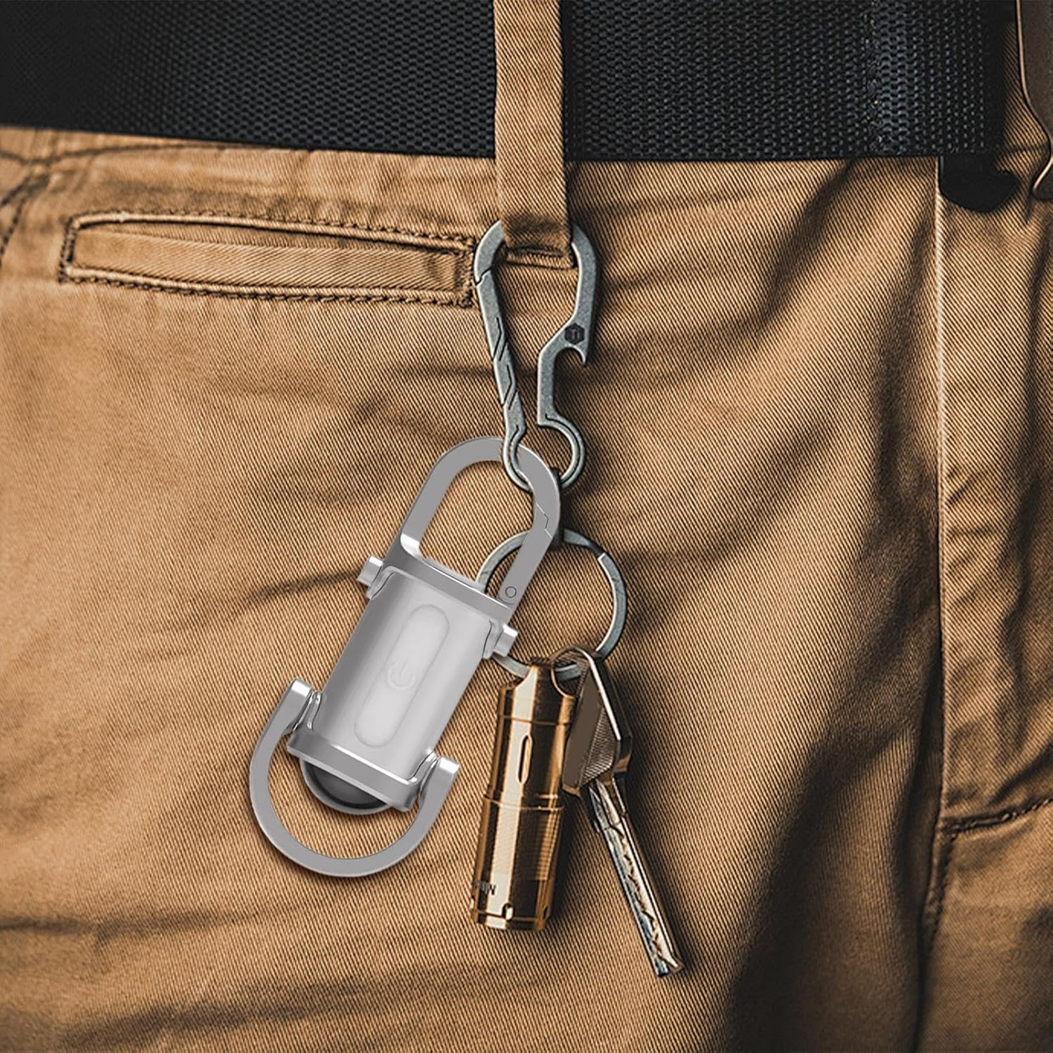 Key Chain Light | Flashlight Rechargeable | USB Rechargeable Torch, Compact Powerful Small Gadgets for Night Survival Outdoor Work Camping image number 4